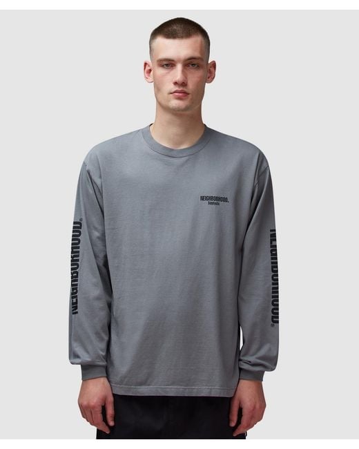 Neighborhood Gray Nh Ls-1 T-Shirt