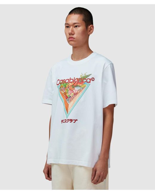 Casablanca White Tennis Club Icon T-Shirt