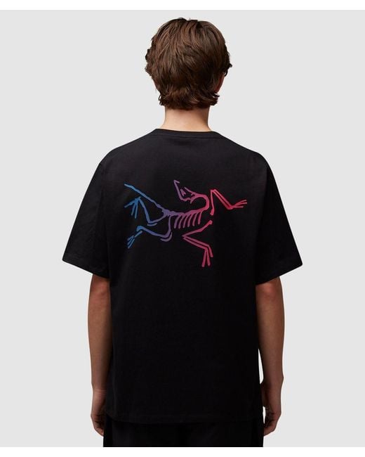 Arc'teryx Black Kragg Logo T-Shirt /Multi for men