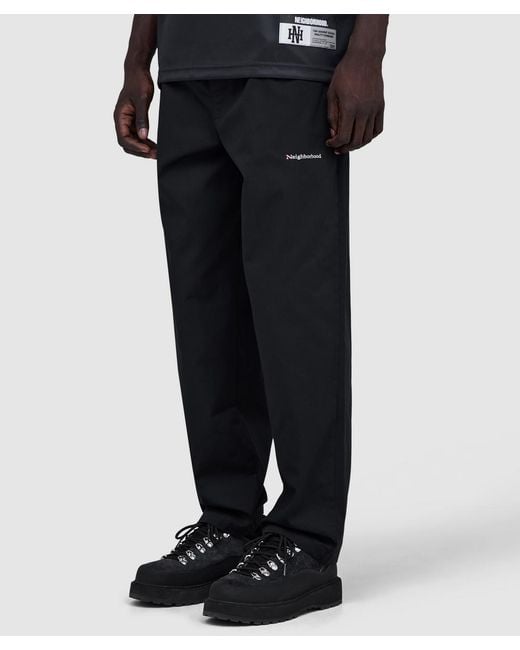 Neighborhood Black Easy Pant for men