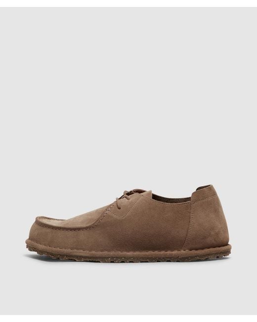 Birkenstock Brown Utti Lace Shoe Taupe