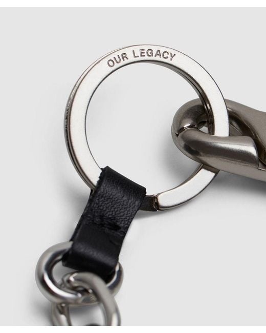 Our Legacy White Ladon Matte Nickel Necklace (Nickel
