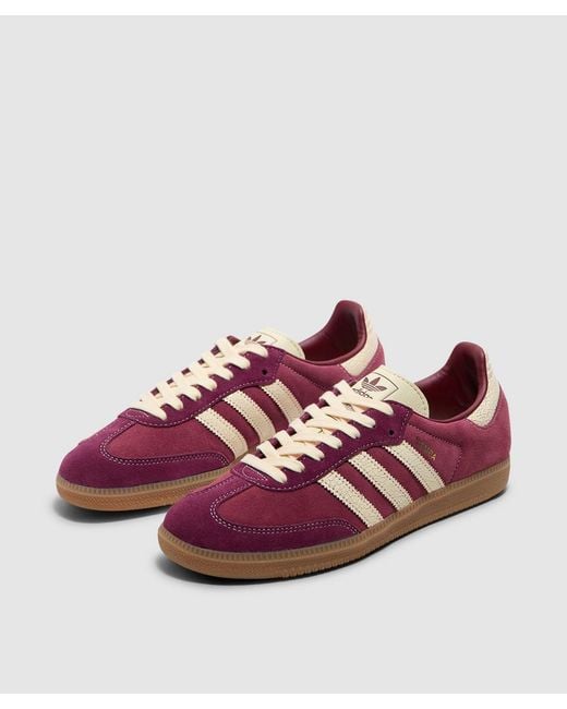Adidas Blue Samba Og Sneaker (Shadow/Warm Vanilla/Gum for men