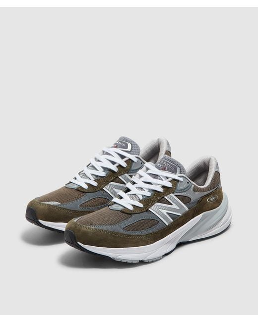 New Balance Green Mius 990V6 Sneaker for men