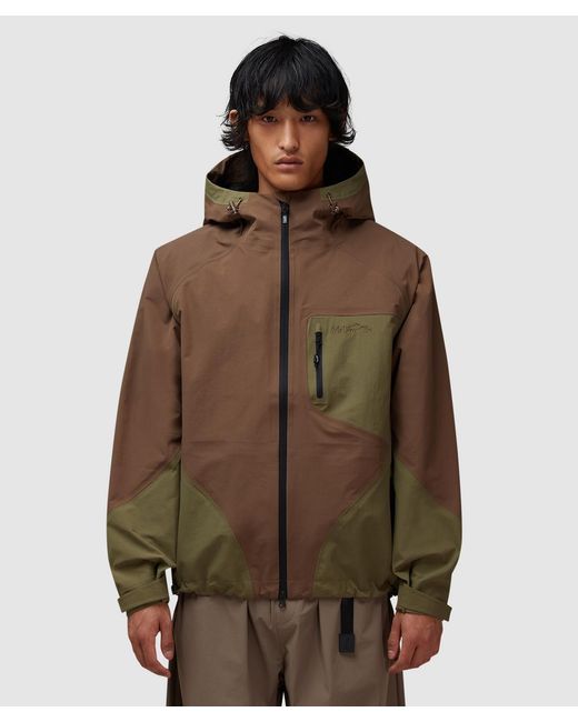 Mellow Clo Brown 3L Trek Jacket for men