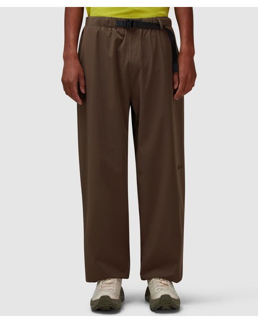 Mellow Clo Brown Everyday Stretch Nylon Pant for men
