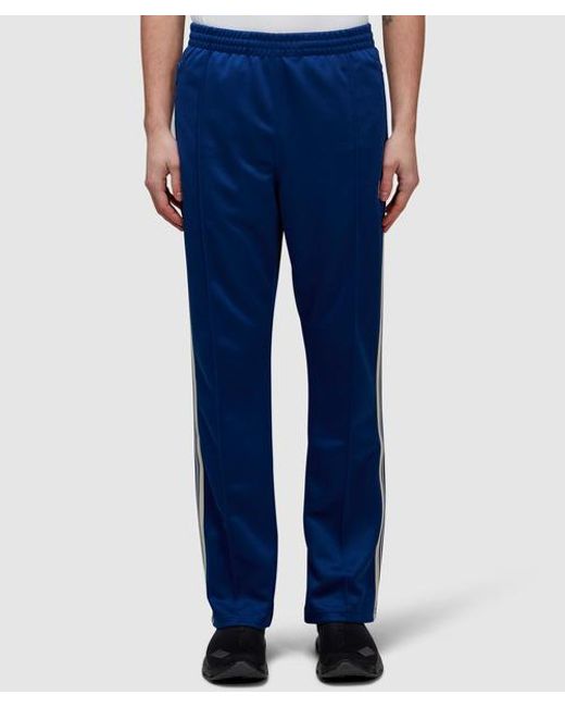 Needles Blue Poly Smooth Narrow Track Pant for men