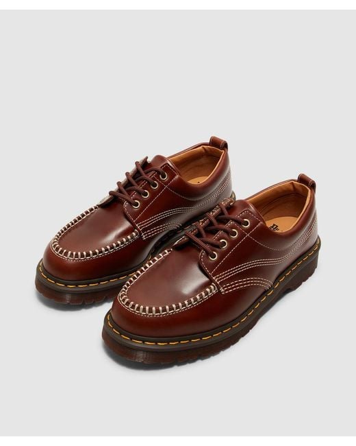 Dr. Martens Brown Lowell 4 Eye Shoe (Butterscotch for men