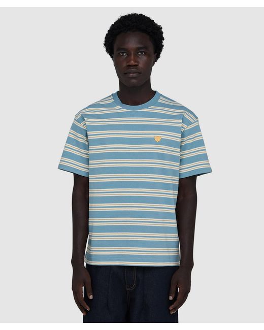 Human Made Blue Striped T-Shirt for men