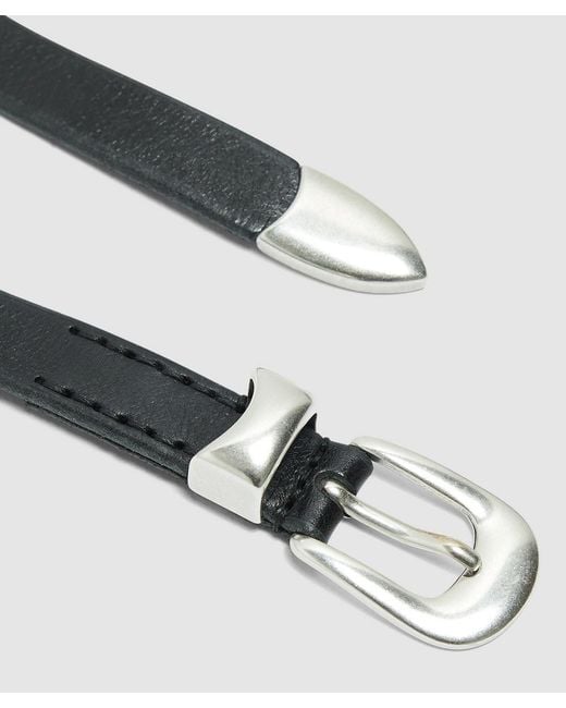 Our Legacy Multicolor Minimalist 2 Cm Leather Belt