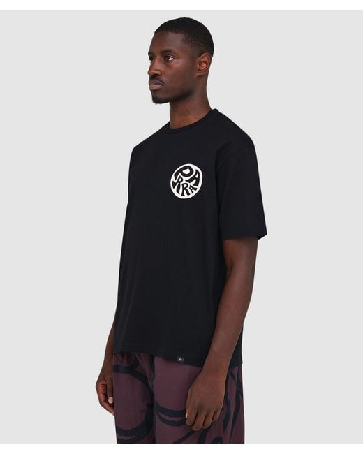 Parra Black Play Ball T-Shirt for men