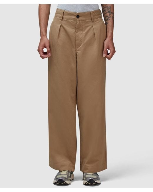 Noah NYC Natural Single Pleat Baggy Pant for men