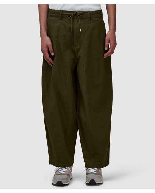 FRIZMWORKS Green Twill Balloon Pant for men