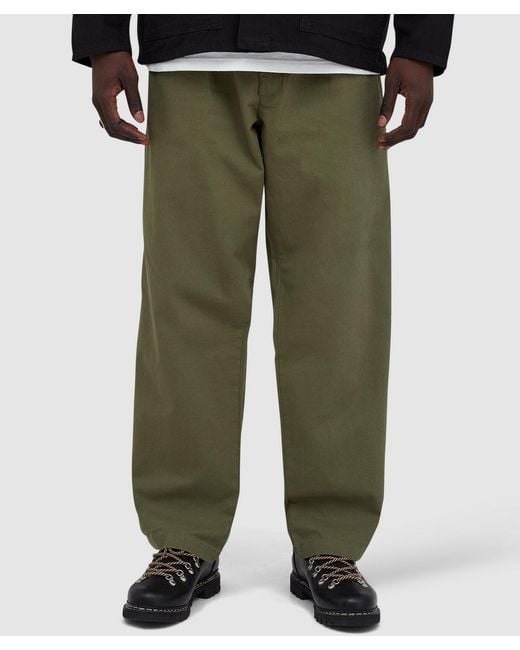 Service Works Green Twill Part Timer Pant for men