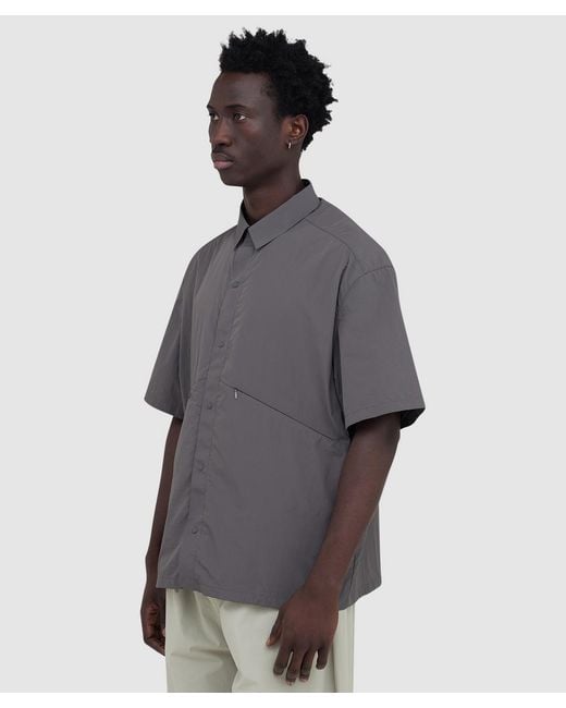 Mellow Clo Gray Multi Trail Shirt for men