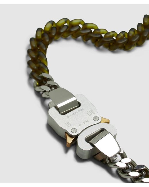 1017 ALYX 9SM Synthetic Two-tone Nylon A in Green for Men Metallic Mens Jewellery Necklaces 
