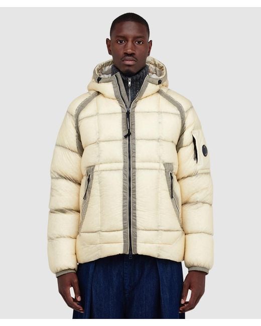 C.P. Company D.D. Shell Goggle Down Jacket (Pistachio Shell in