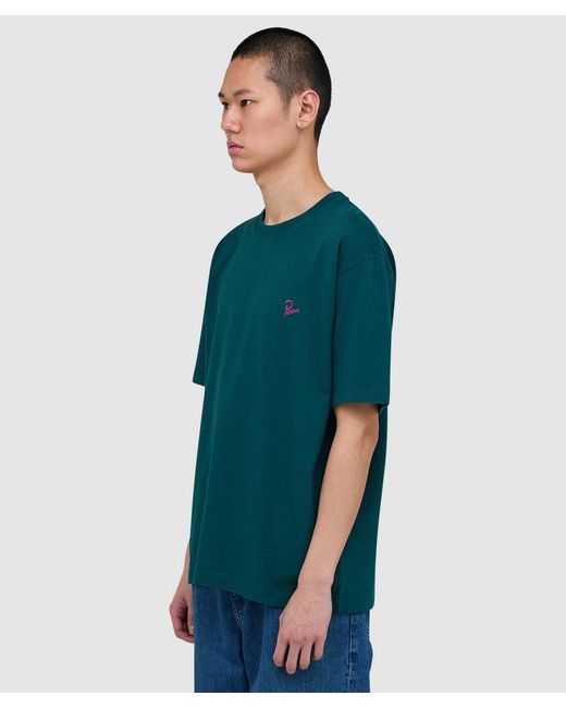 Parra Green Signature T-Shirt (Dark Mallard for men