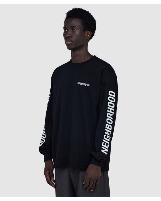 Neighborhood Blue Nh. Tee Ls-1 T-Shirt for men