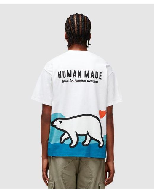 Human Made Polar Bear T-shirt in White for Men