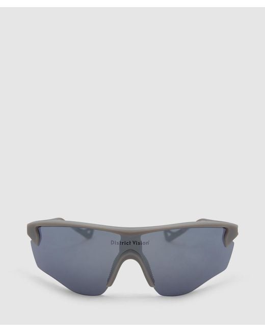 District Vision Gray Junya Racer Sunglasses (Flint/D+ Flash Mirror
