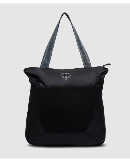 Osprey Black Packable Nylon Tote Duffle Bag