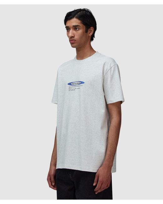 Metalwood Gray Hello World T-Shirt (Heather