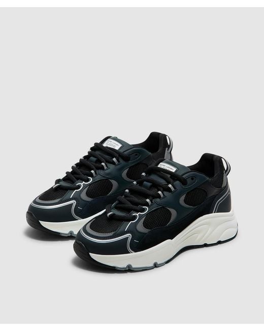 Cleens Black Pulse Runner Sneaker for men