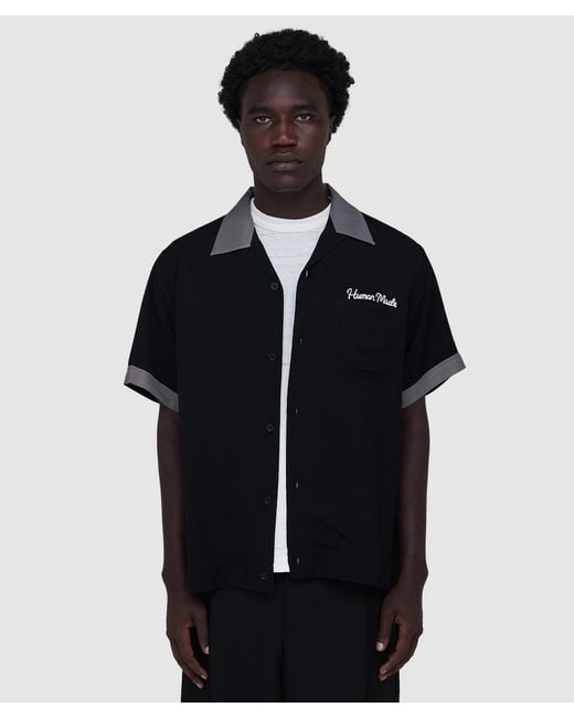 Human Made Blue Bowling Shirt for men
