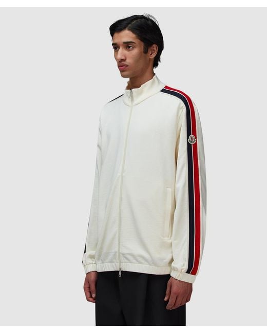 Moncler Gray Striped Jacket for men