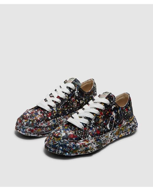 Maison Mihara Yasuhiro Black Peterson 23 Og Paint Spatter Sneaker