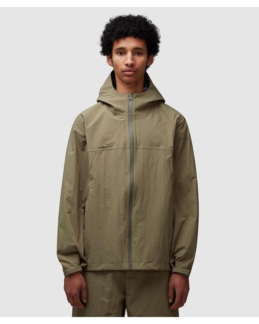 Mellow Clo Green Multi Trail Water-Resistant Jacket for men