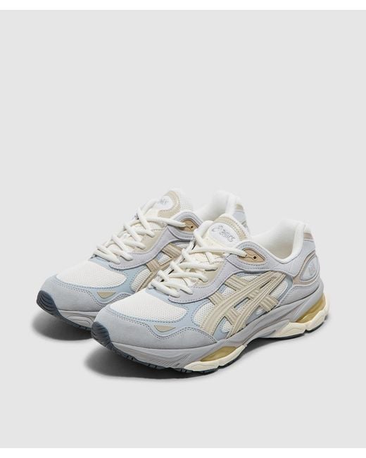 Asics White Gel-Nyc 2.0 Sneaker (Cream Concrete for men