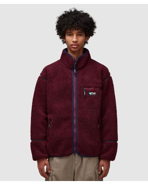 Manastash Mountain Gorilla Fleece Jacket in Red for Men Lyst UK