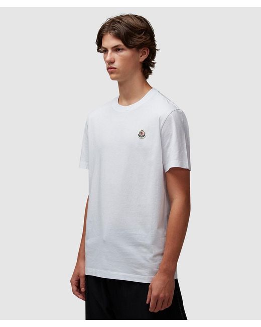 Moncler White 3-Pack Logo T-Shirt ( for men