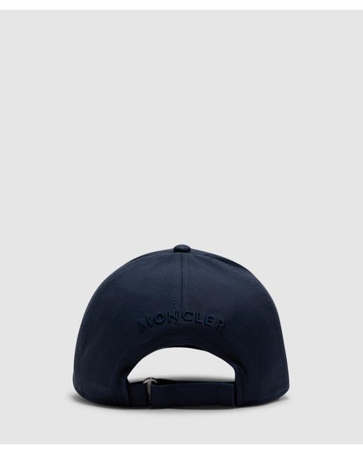 Moncler Blue Logo Baseball Cap