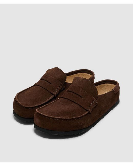Birkenstock Brown Naples Wrapped Loafer (Carafe