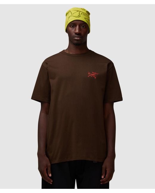 トップス Arc KraggSL B/TI Carob/Dynasty XL Arc'teryx Kragg Sl Cotton T-Shirt (Carob/ Dynasty in Brown | Lyst UK