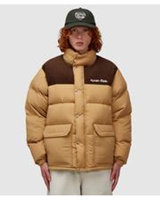 Human Made Brown Down Jacket for men