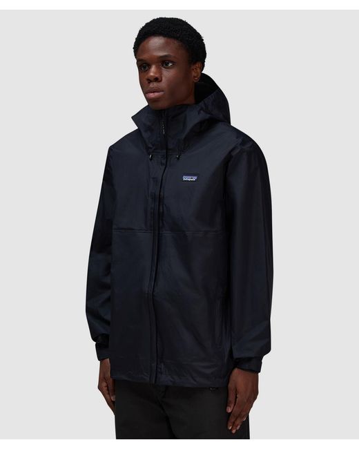 Patagonia Blue Torrentshell 3L Rain Jacket for men