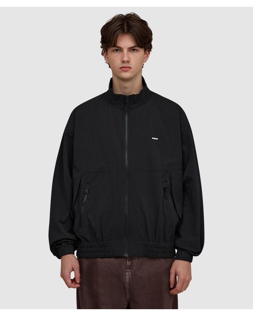 Metalwood Black Lightweight Track Jacket for men