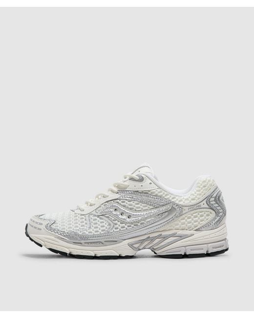 Saucony White Progrid Ride 1 Sneaker (Ivory for men