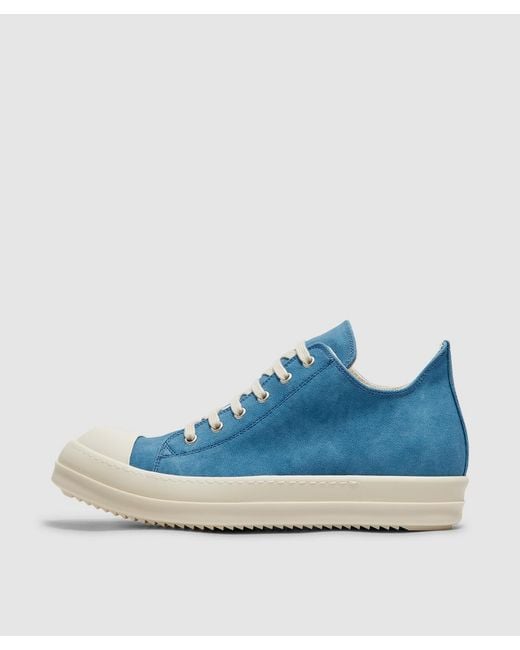 Rick Owens Blue Low Sneaker