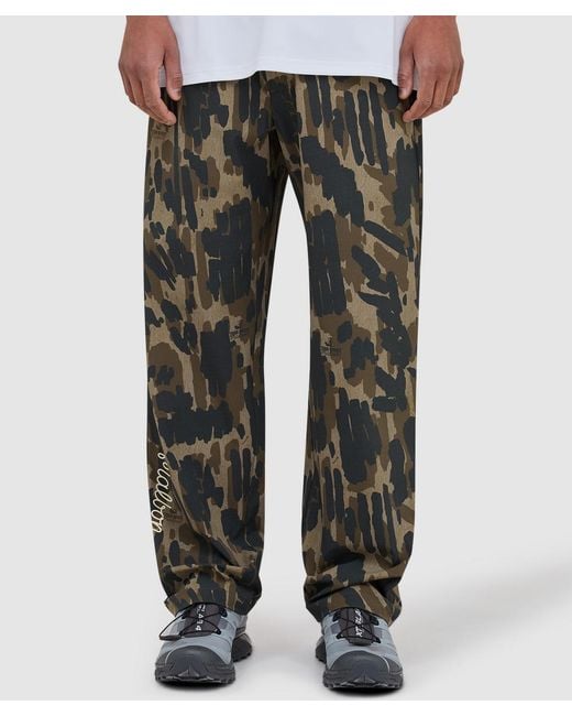 Malbon Golf Gray Condor Tour Divot Camo Pant (Bark Camo for men