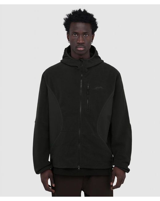 Mellow Clo Black Canopy Fleece Jacket for men
