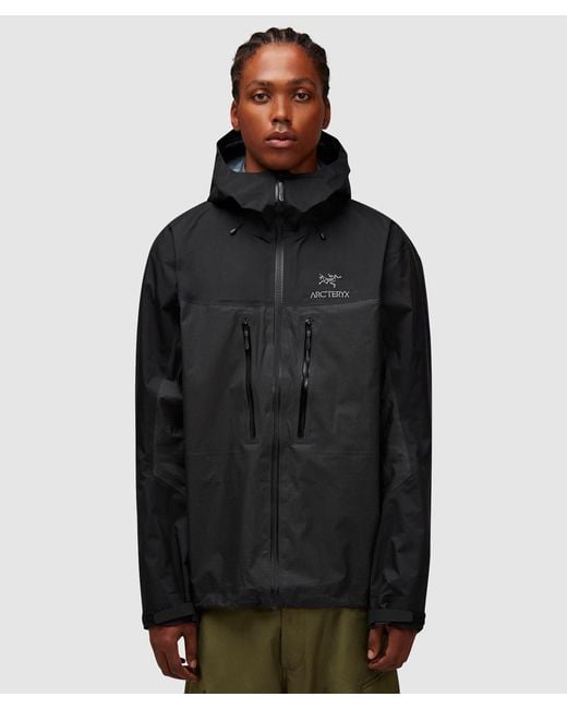 Arc'teryx Black Alpha Jacket for men