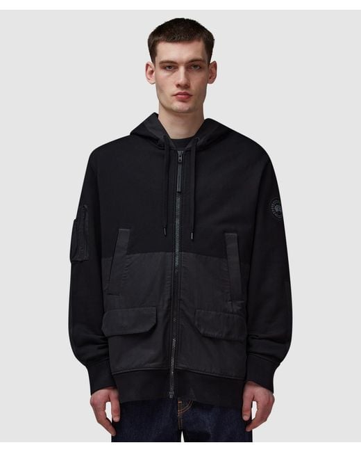 Canada Goose Black Ferris Full Zip Hoodie for men