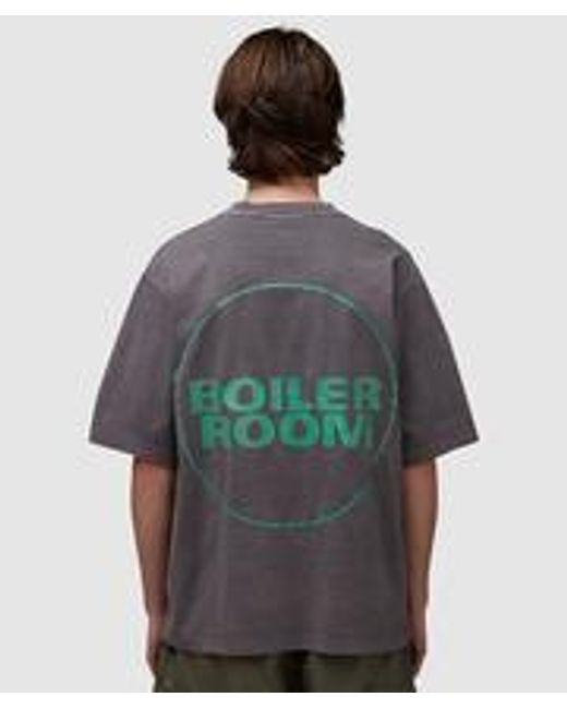 BOILER ROOM Gray Core T-shirt for men