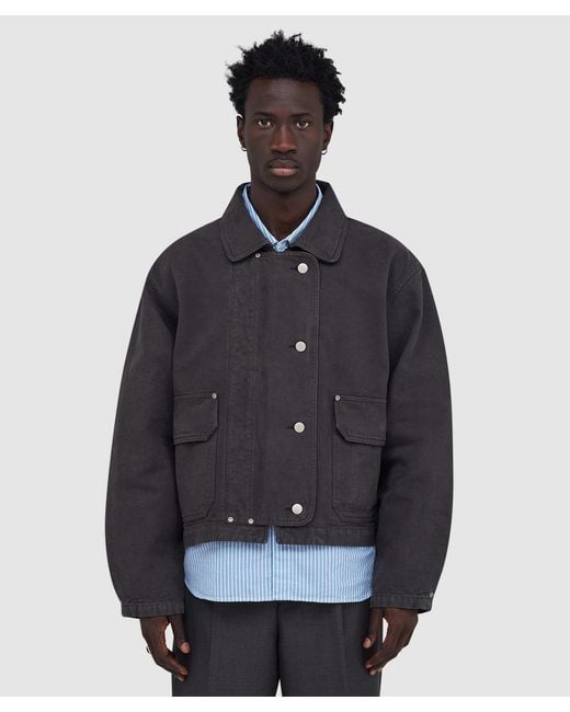 mfpen Blue Courier Jacket (Washed Canvas for men