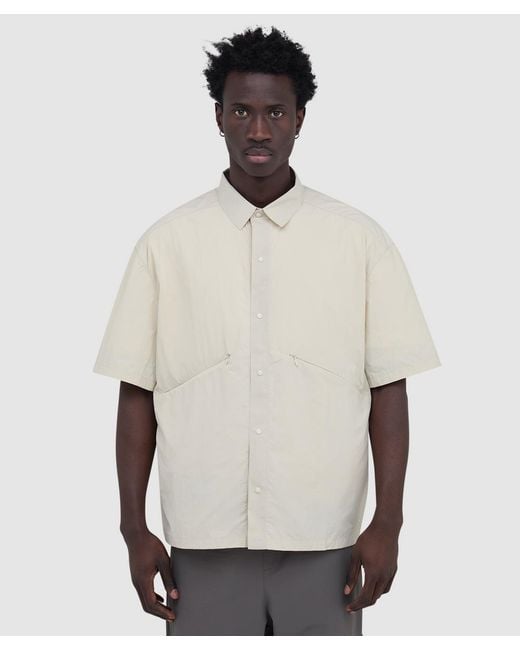 Mellow Clo White Multi Trail Shirt (Ecru for men
